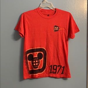 Men’s small red Disney Parks short sleeve shirt